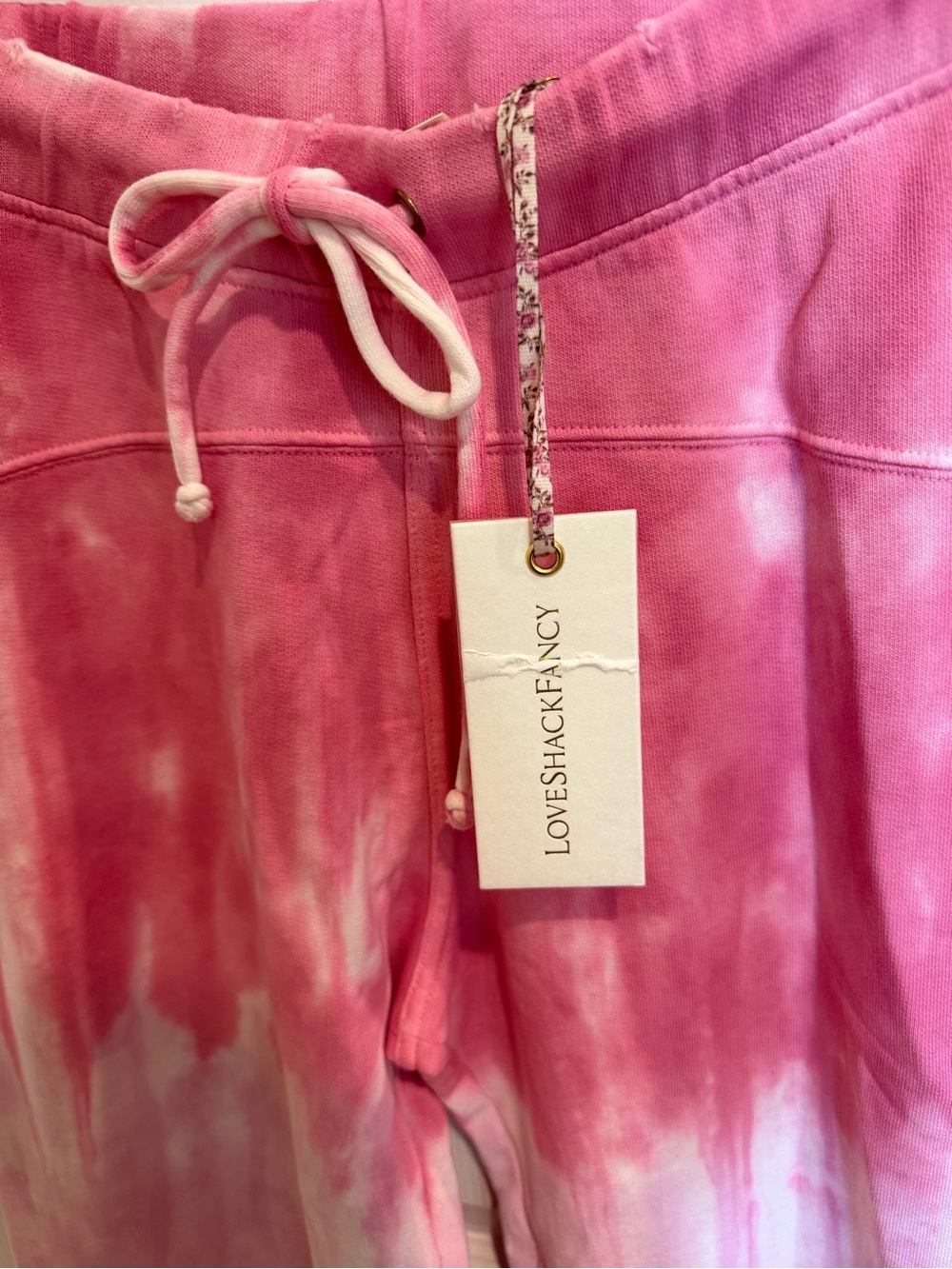 Love Shack Fancy Pink Etty Pant - Picture 4 of 5